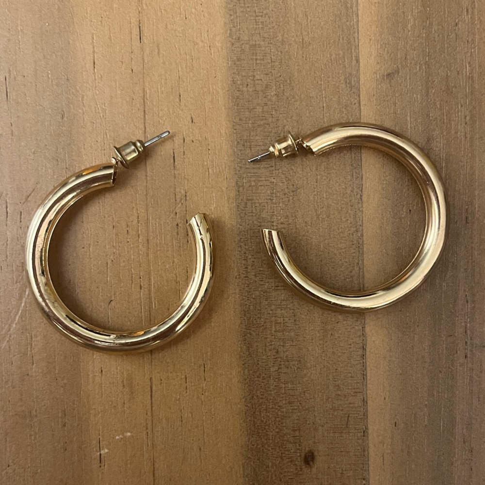 Gold Hoop Earrings